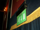 [Emergency exit sign in the Riverside]
